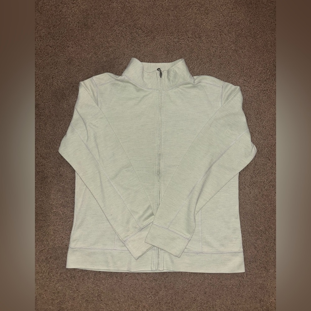Colorado Clothings. Cream Fitted Polo Sweatshirt. Size XL